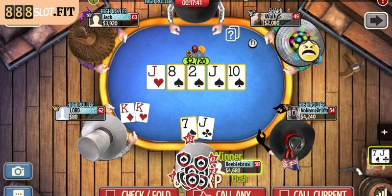 Cách chơi Poker 888SLOT cơ bản